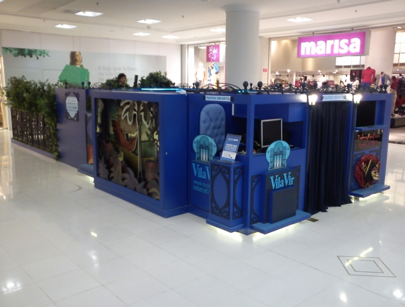 Fabricante de Quiosque Shopping Estande Brasília - Quiosque Shopping