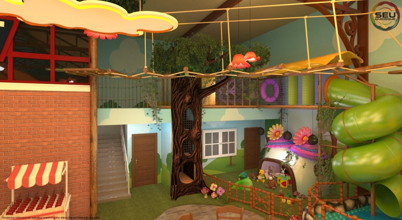 Projeto de Loja com Espaço Kids Cascavel - Projeto de Loja 3d