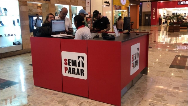 Quiosque Shopping Interior de São Paulo - Quiosque de Madeira para Shopping