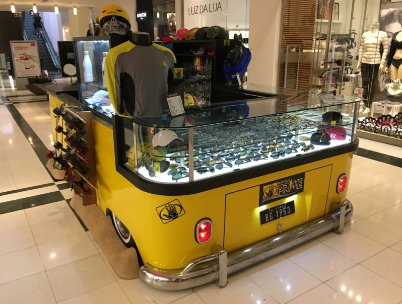 Quiosques de Shopping em Fibra Brasília - Quiosque de Shopping Externo