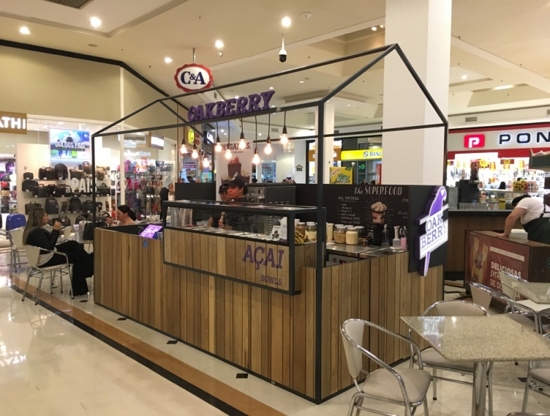 Quiosques de Shopping Curitiba - Quiosque de Shopping Externo