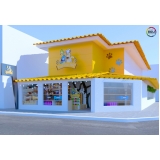 projeto de fachada de loja adesivada Cuiabá