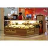quiosque de madeira para shopping Ribeirão Preto